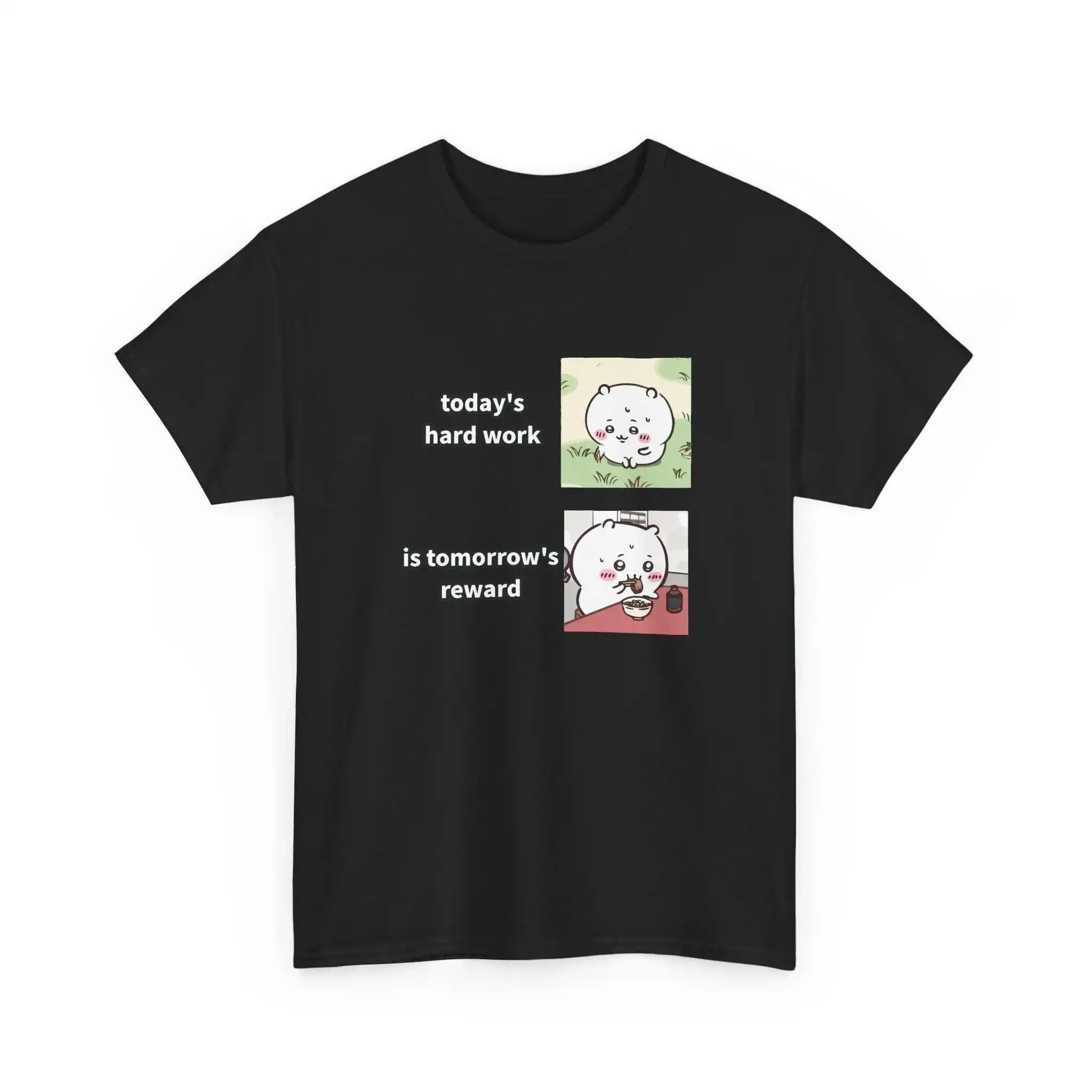 Chiikawa Usagi Hachiware Interesting Daily Scene Graphic T‑Shirt, Unisex O‑Neck Short Sleeve Summer Casual Wear For kid Adults