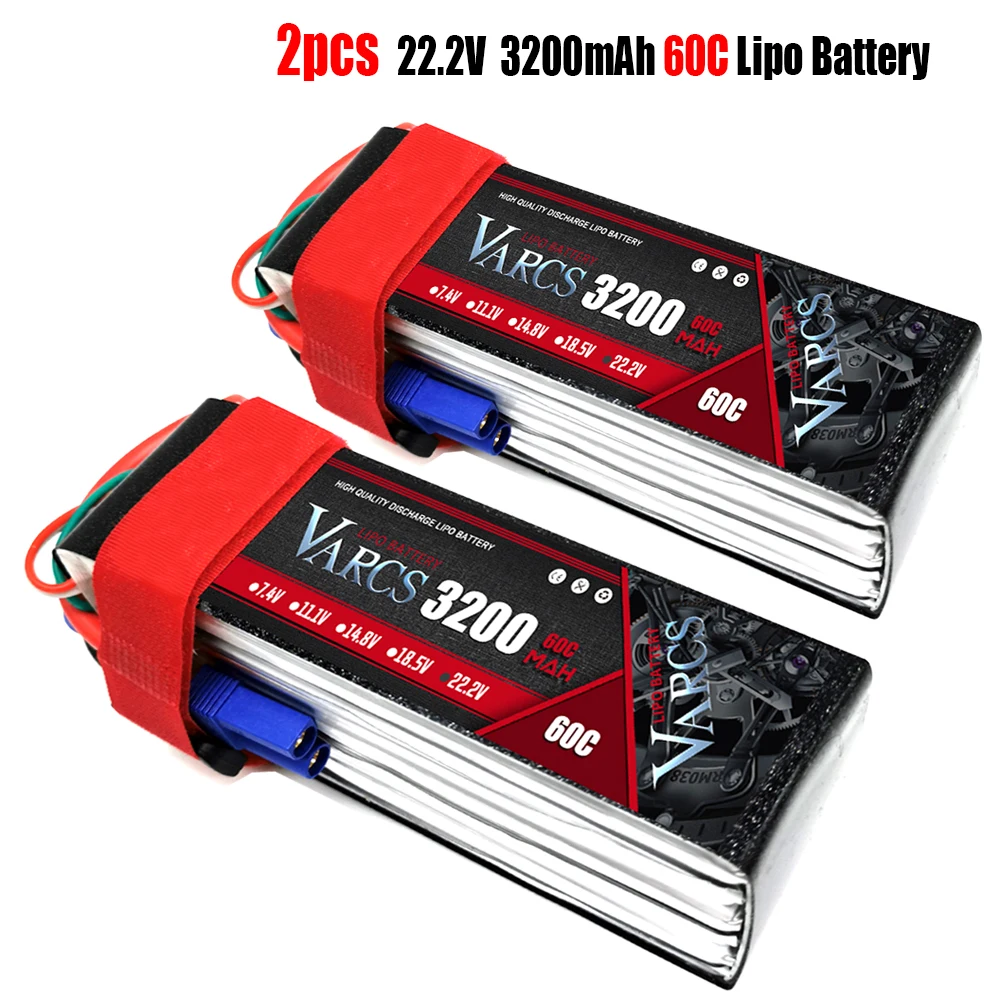 

Lipo Batteries VARCS 7.4V 11.1V 15.2V 14.8V 22.2V 2S 3S 4S 6S 3000mAh 5200Mah 6300Mah 6500mAh 6200mAh 6750mAh 8000mAh 7000mAh