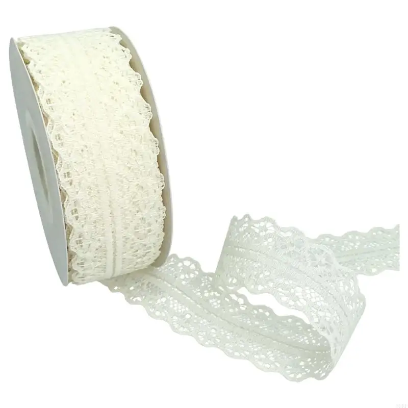Openwork Scalloped Ribbon Trim for Hems, Cuffs, Garment Decors, Fabric Collages, and Creative Sewing Projects 55KF