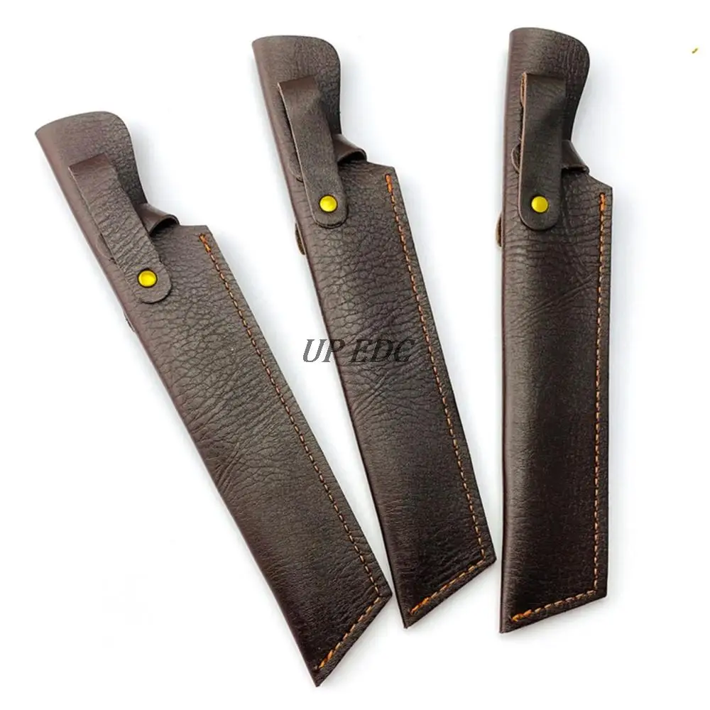 Guaine/custodia in pelle custodia per coltelli in pelle PU custodia per coltelli in pelle guaina pantaloni per coltelli da esterno piccola custodia per coltelli dritti