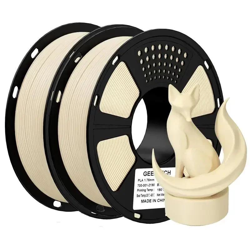Geeetech 2Kg Standard PLA Filament 1,75mm +/-0,02MM 3D-Drucker Farbiges Kunststoffmaterial, passend für die meisten FDM-Drucker