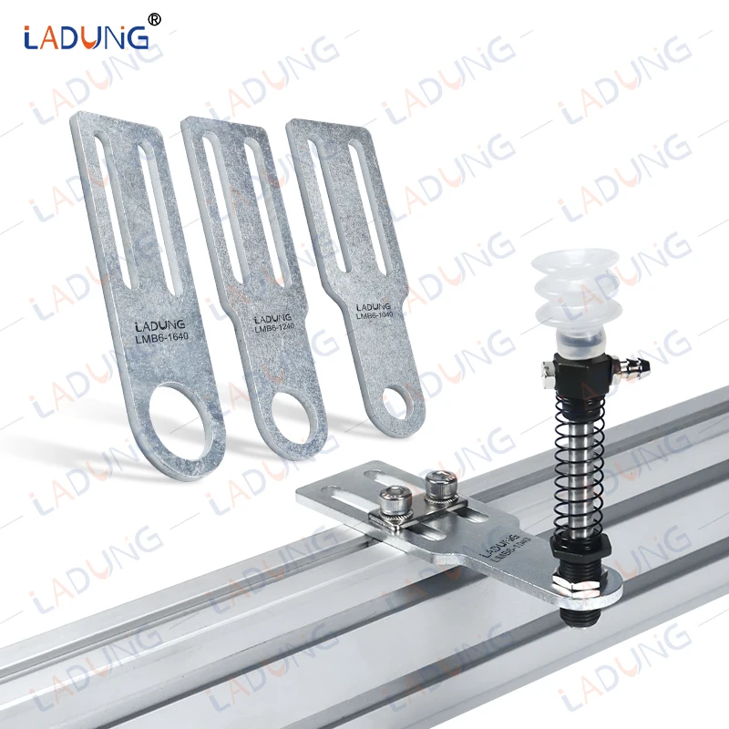 

LADUNG EOAT Robot Accessories Stainless Steel Machined Vacuum Suction Cup Mounting Bracket Broaching Manipulator Fixing Bracket