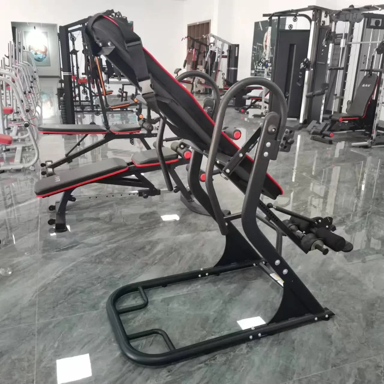 Vendas diretas da fábrica, uso doméstico durável, equipamento de ginástica fitness, máquina de inversão ajustável