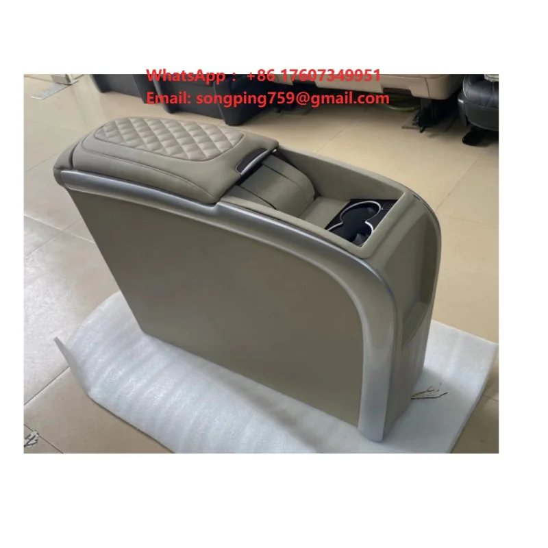 2023 New High-end Interior Kits for MPV SUV Armrest Box with Leather Table Board for Factory Outlet
