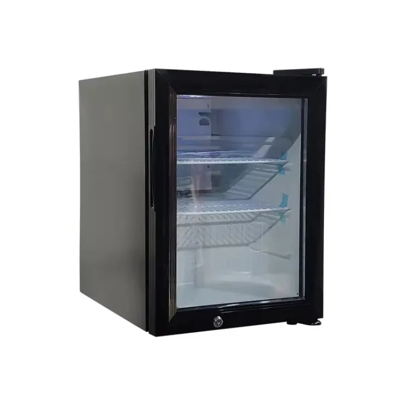

Mini refrigerator glass door wine cabinet beverage refrigerator cooler