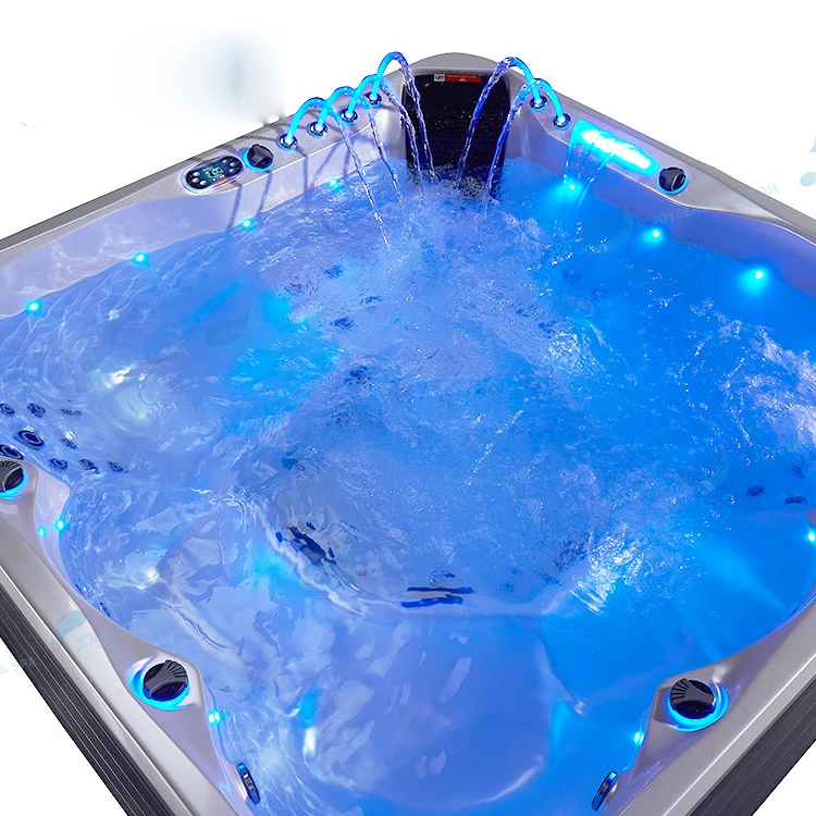 Acrylic Bathtub Outdoor 4-5 People Hot Tub Massage Spa