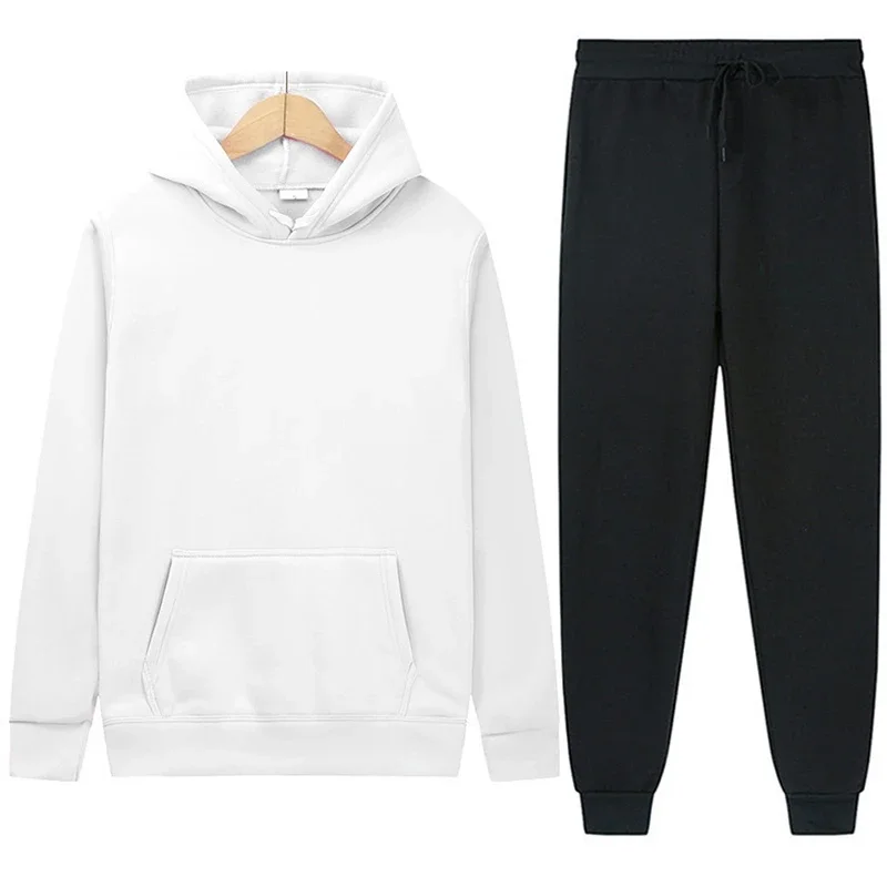 

Men's Hooded Sweatshirts and Men Pants Casual Men's Tracksuit Sportswear Autumn Winter Men Suit Men's Clothing Leisure Sets Male