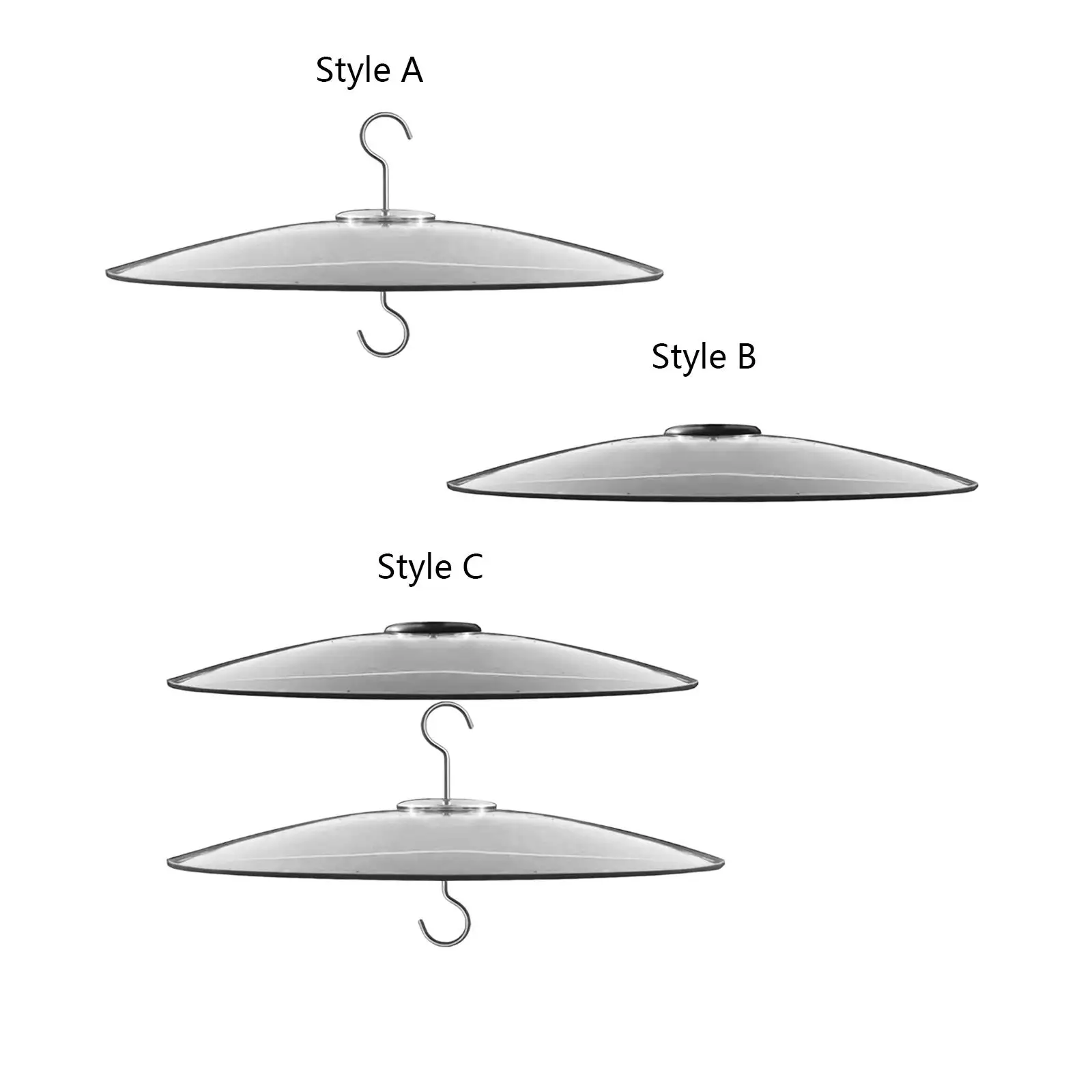 Clear Dome Hanging Guard Squirrel Baffle and Weather Guard Clear Gardener