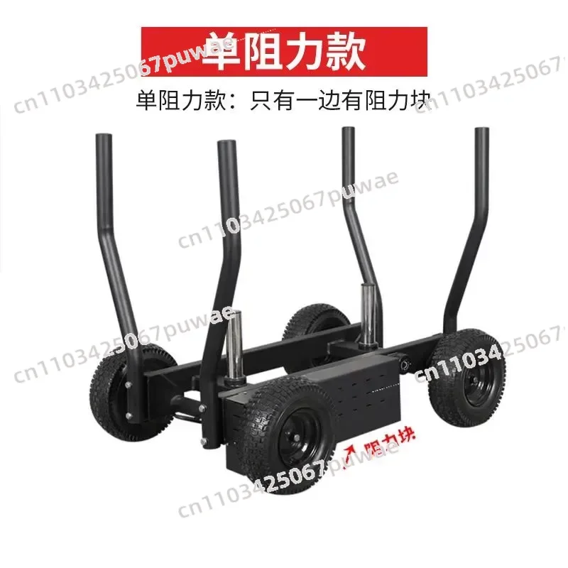 Adjustable Tank Truck, Load-bearing Sled, Cart, Pull Cart with Storage Basket