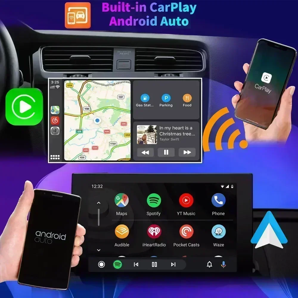 Ekran QLED 2K UIS7870 A76 Android 13 Samochodowy odtwarzacz multimedialny do Hondy N-ONE 2012-2020 Bluetooth 5.0 CarPlay Nawigacja GPS Radio