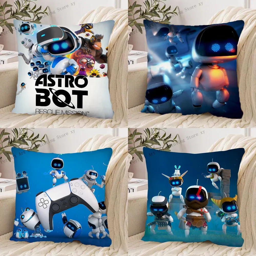 1PC Astrobot Pillow Case Square Pillow Cushion Cover Bedroom Sofa Room Decoration Casual Pillow Cover