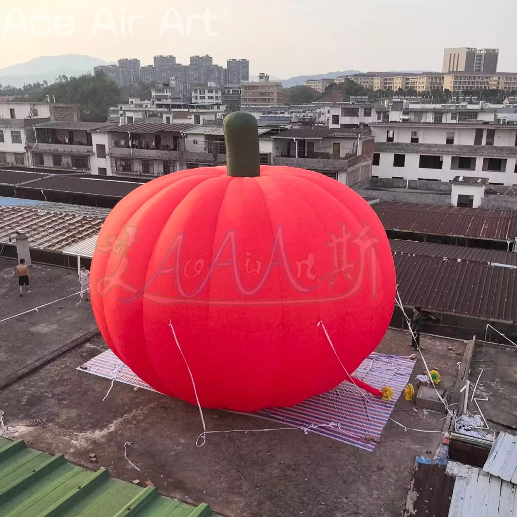 Palloncino gonfiabile modello zucca gonfiabile gigante di nuovo design per la decorazione di Halloween