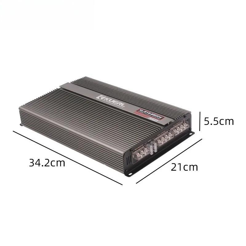 

Четырехканальный усилитель мощности 2025 618, автомобильный аудиомодифицированный четырехполосный автомобильный усилитель мощности класса AB 4*60 Вт