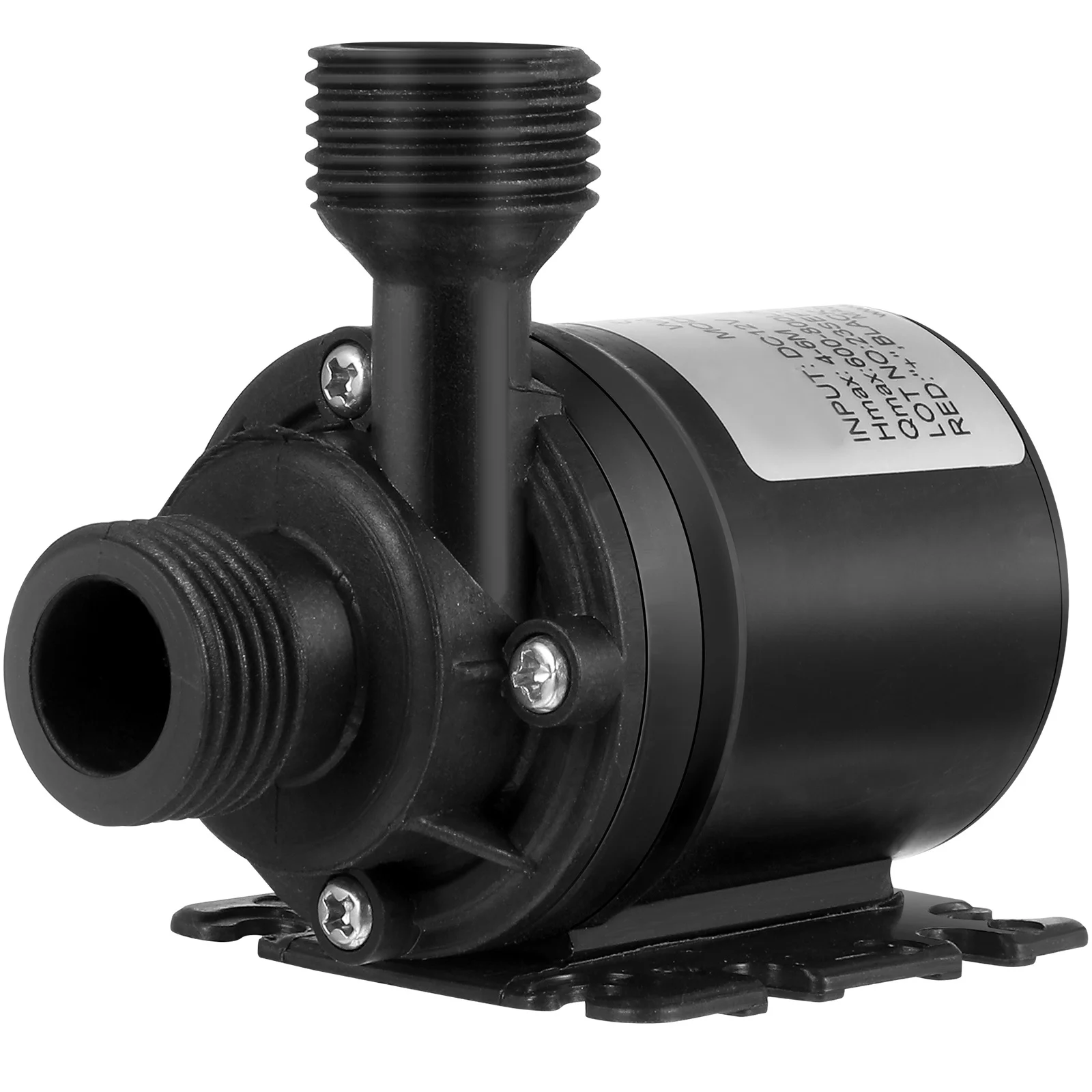 مضخة مياه غاطسة بدون فرش 12 فولت تيار مستمر 800 لتر/ساعة 5 متر رأس لنظام تداول نافورة بركة حوض السمك مرشح حوض السباحة