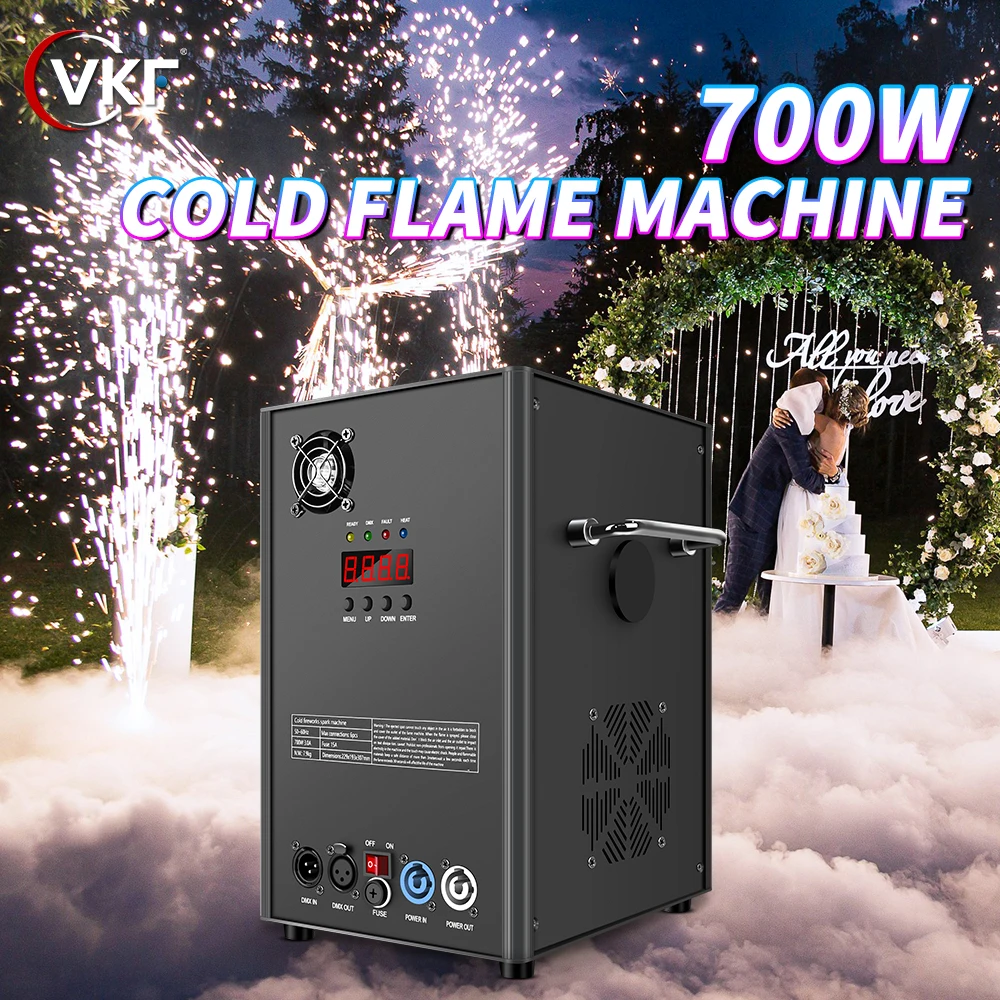 

700W Cold Spark Machine US Fast Delivery Cold Sparkers Professional Stage Equipment With DMX512 Control For DJ Disco Wedding Bar