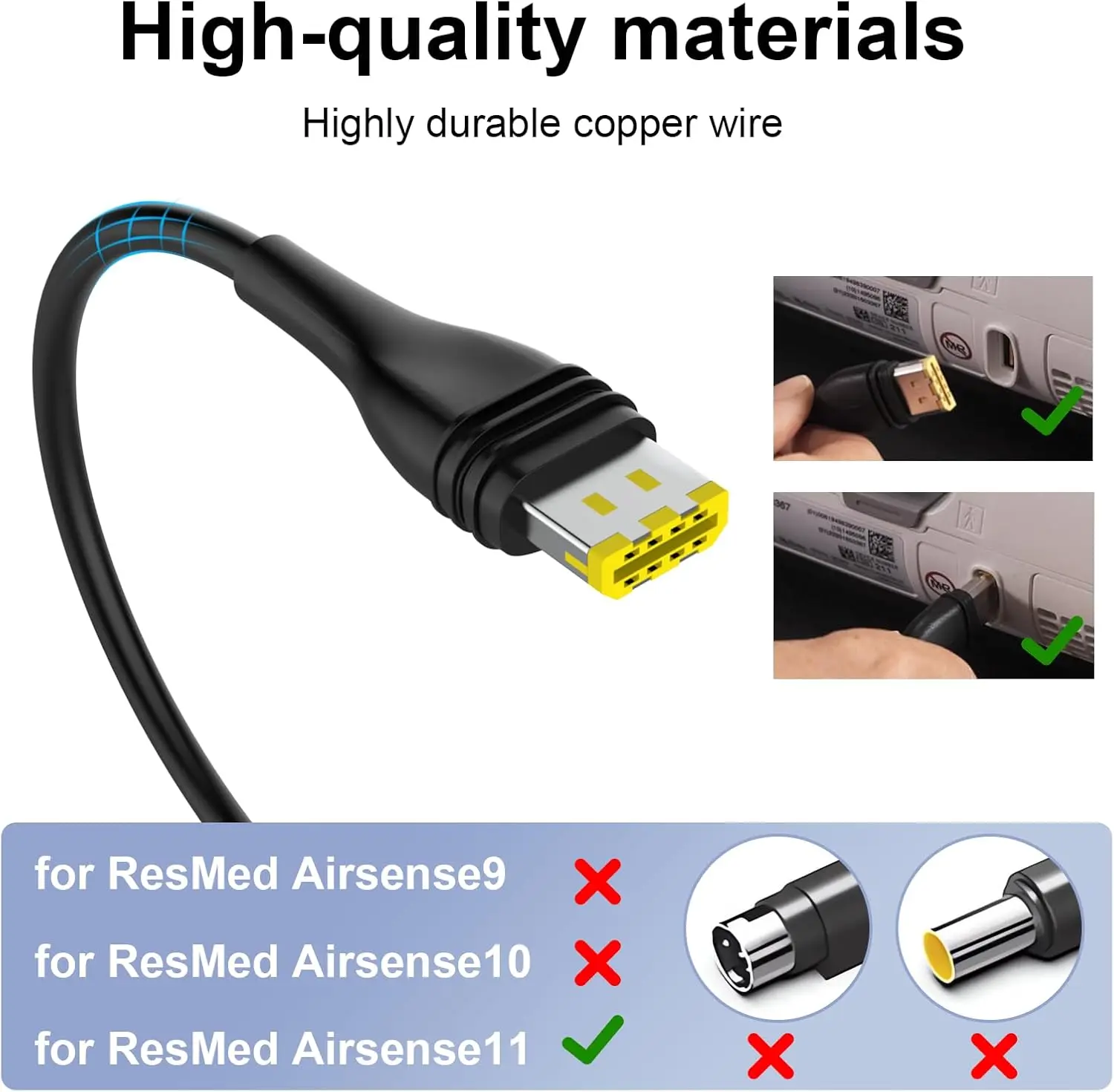 Für Resmed AirSense 10/11 DC-Konverter, DC-Adapter 12V-24V Autoladegerät für Airsense 11/10 Netzteile 65W ResMed AirSense – Detail 13