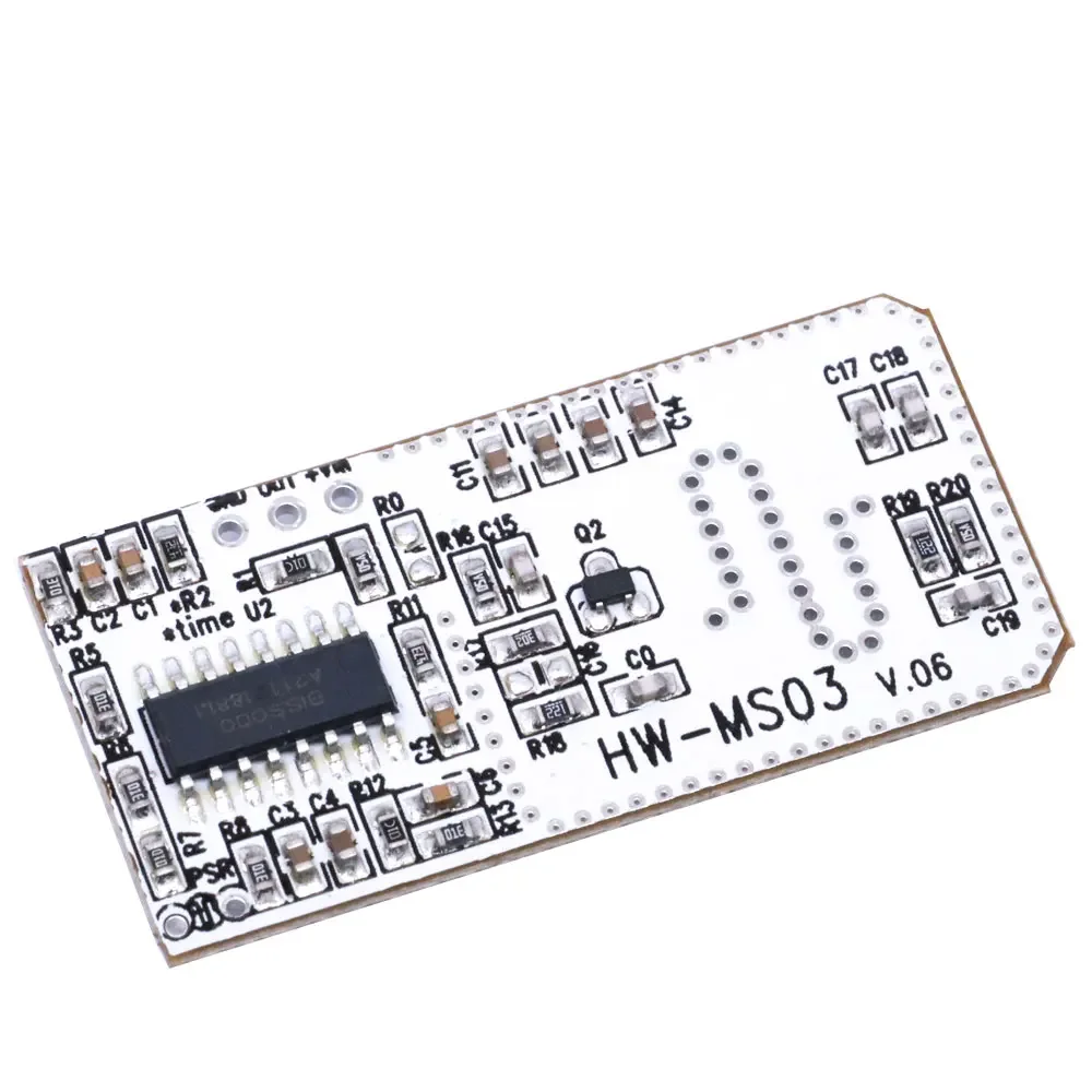 HW-MS03 Pro Dwuzakresowy mikrofalowy moduł czujnika radarowego 2,4 GHz/5,8 GHz do wykrywania ruchu Arduino/Raspberry Pi