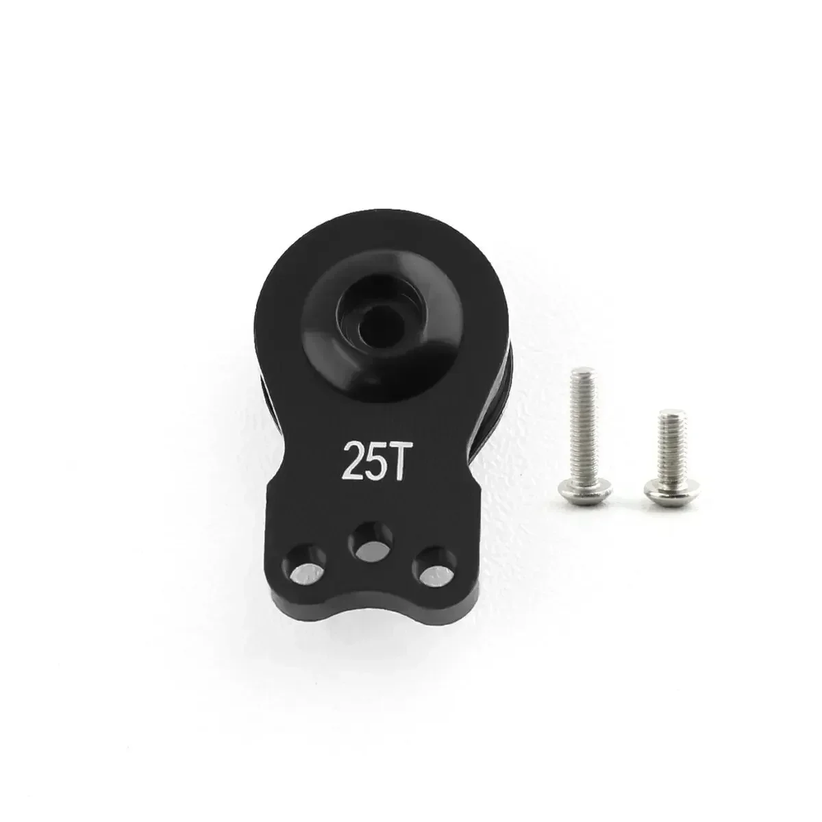 25T معدن سبائك الألومنيوم امتصاص الصدمات قابل للتعديل ذراع مؤازر 3 حفرة نمط ل 1/10 RC نموذج هليكوبتر قارب قطع غيار السيارات