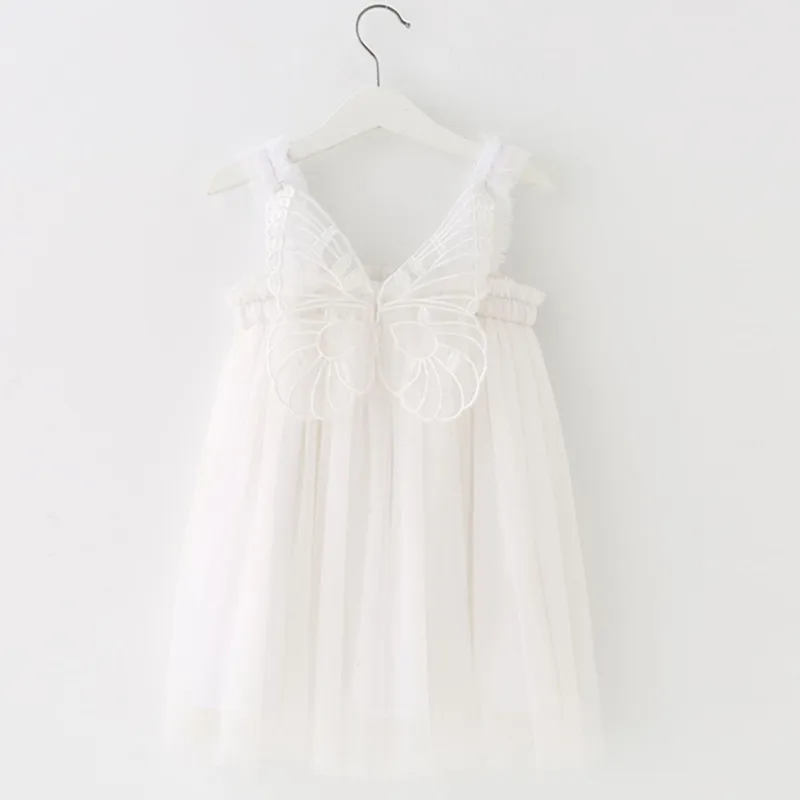 Cute Baby Sequin Party Princess Dress Toddler Girl Birthday Tulle Boutique Outfit Kid Summer New Ballet Sleeveless Strap Clothes