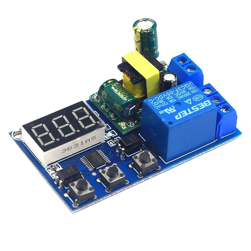 

Relay Timing Module 220V Trigger Delay Cycle Timing On-Off Switch