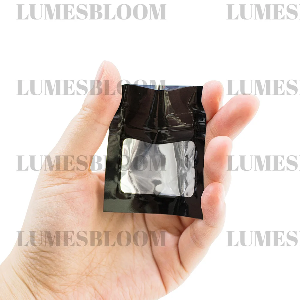 1G Empty Storage Flat Bag 7x9cm 6x8cm Clear Window Cartoon Candies Gummy Cookie Mylar Bags Sealed Zipper Packaging Customize