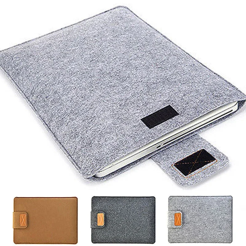 11 13 15 inch Tablet Bag Felt Computer Bag Lightweight Portable Handbag Multifunctional Notebook Bag For Laptop Macbook Lenovo
