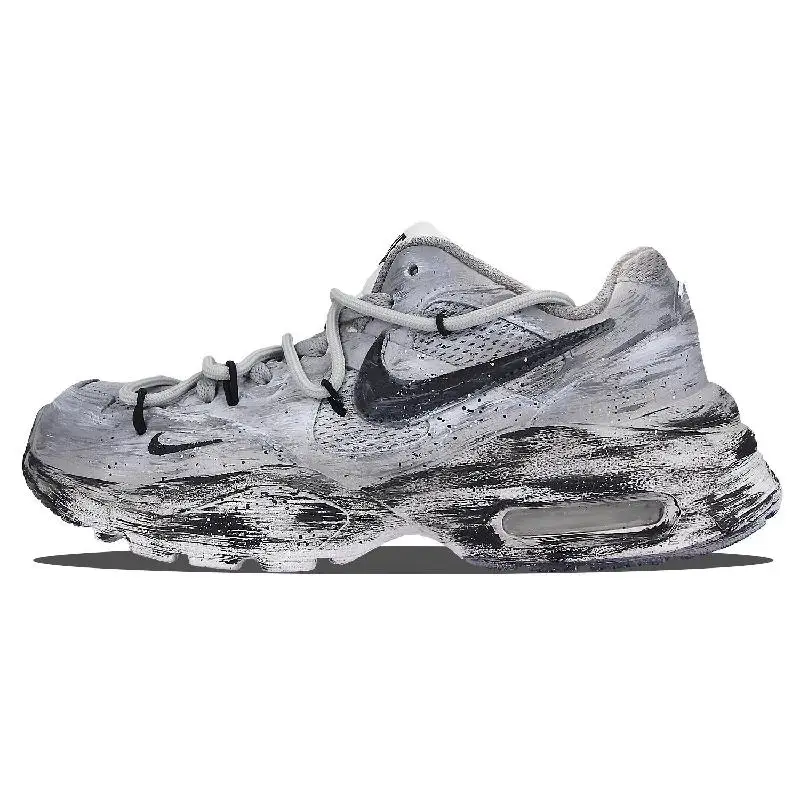 【Customize】Nike Air Max Fusion Running Shoes Women's Low-top Gray Sneakers shoes CJ1671-100