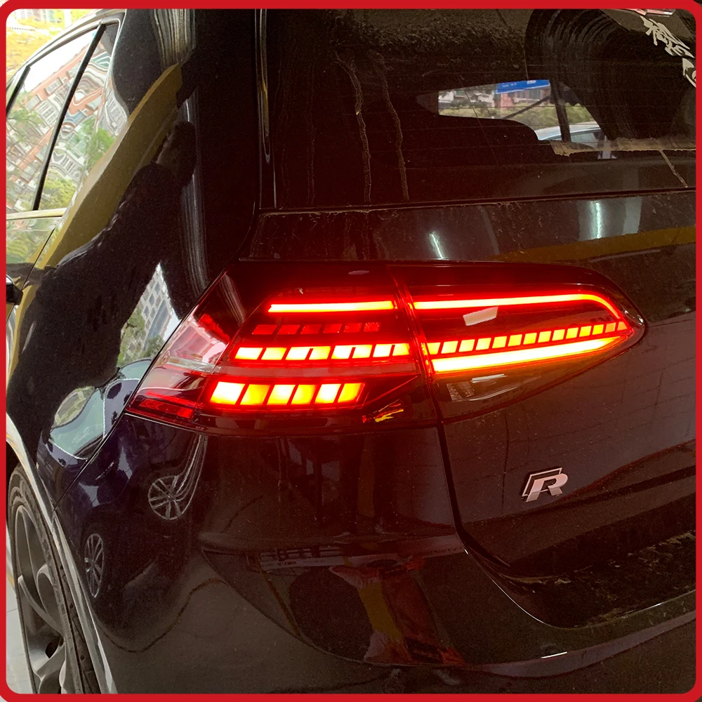 

For VW Golf 7(2013-2017) 7.5(2018-2021) Taillights Assembly Upgrade LED Dynamic Startup Effec Plug and Play Streamer Turn Light