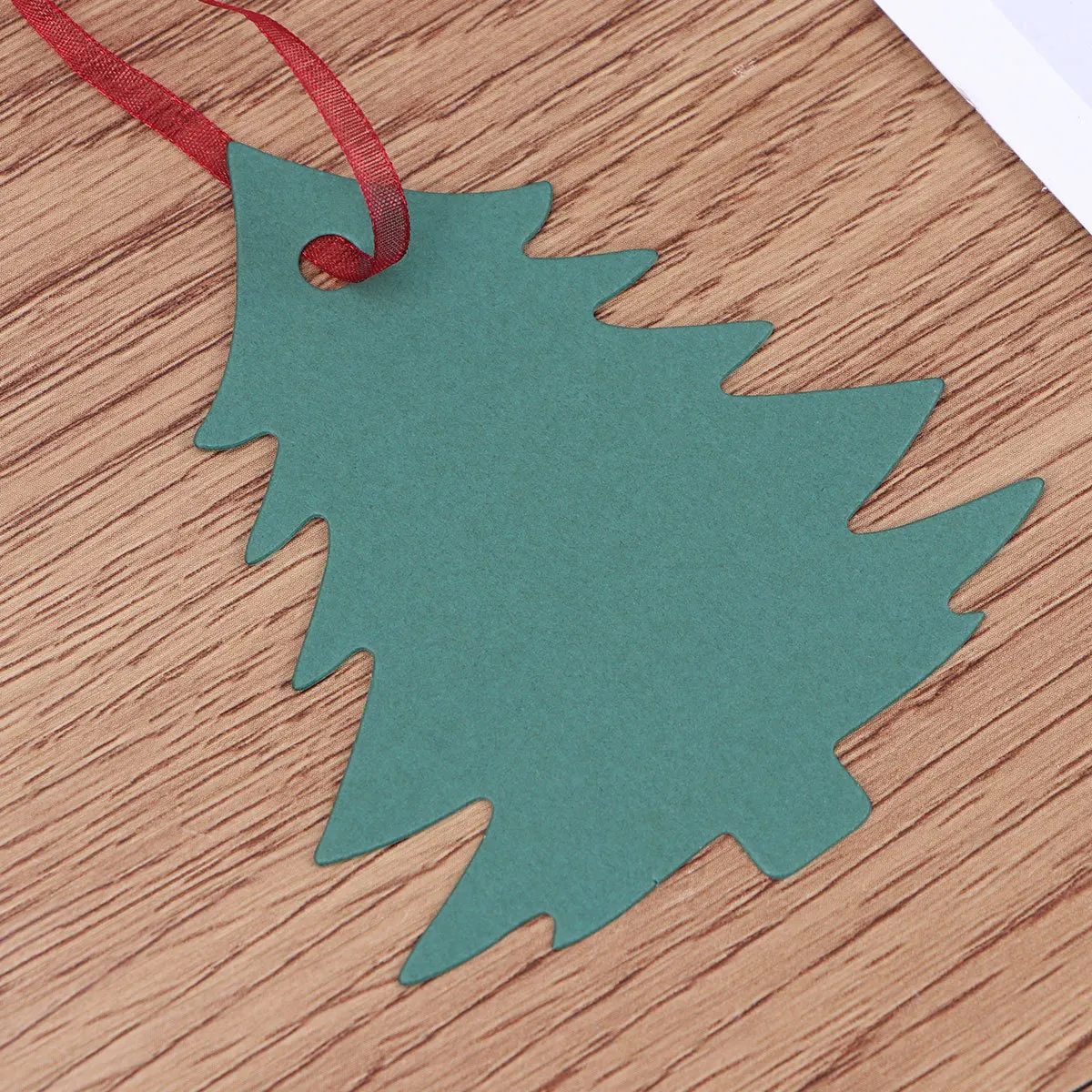 

120Sets Christmas Tree Hanging Tags 12 Colors Kraft Paper Vintage Labels for Xmas Wedding Party Decoration Bookmark Use