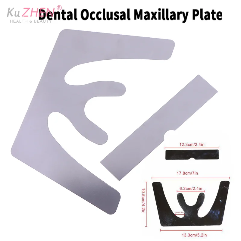1PCS Stainless Steel Dental Jawbone Plane Plate Material Dental Occlusal Maxillary Casting Dental Instruments High Quality