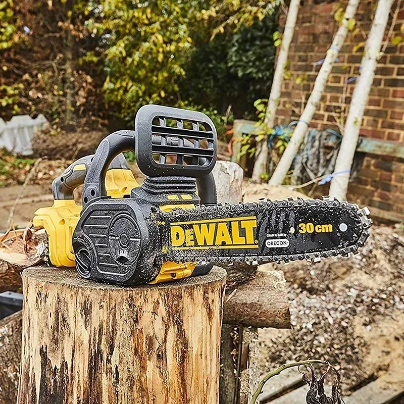 Imagem -06 - Dewalt-cordless Brushless Chain Saw Tool Corpo Máquina Cortador de Madeira Serras de Poda Elétricas Ferramentas de Jardim Dcm565 20v 12