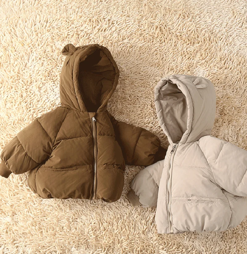 Kinder Warme Daunenjacke Winter Neue Verdickte Baumwolle Kleidung Mädchen Jungen Schnee Tragen Mäntel Kinder Mit Kapuze Parkas 1-6 jahre