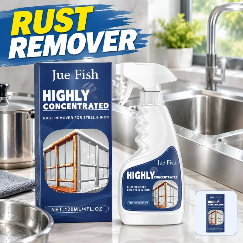 Steel Rust Remover Stainless Steel Corrosion Cleaner Eliminate Rust Marks for Sink Kitchen Utensils Multipurpose Household Stain