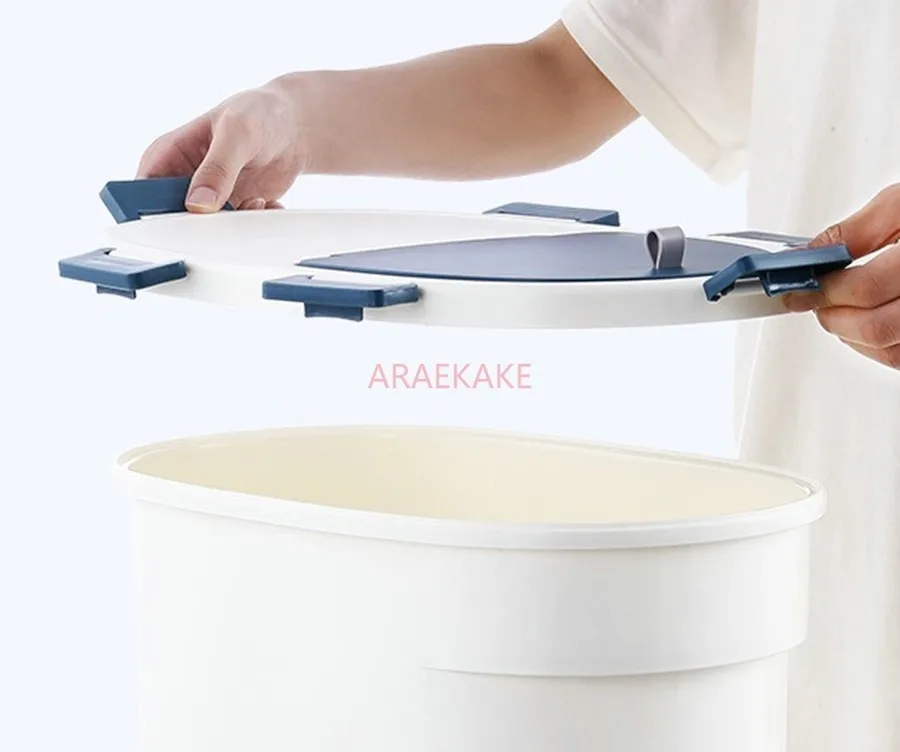 طعام القطط، دلو طعام الكلاب، منزل الحيوانات الأليفة، مقاوم للحشرات، مقاوم للرطوبة، تخزين مختوم، دلو تخزين طعام الكلاب #5