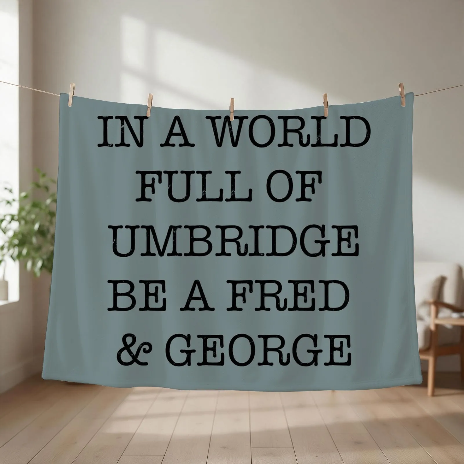 In a World Full of Umbridge: Artwork for Potter Fans Throw Blanket for sofa cosplay anime Sleeping Bag for winter Blankets