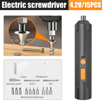 USB Electric Screwdriver Battery Rechargeable Cordless Screwdriver Impact Wireless Screwdriver Drill Electric Screw Driver Tools