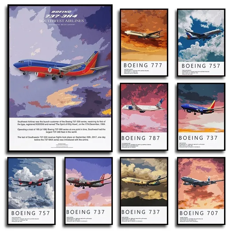 شركات الطيران الشهيرة تستخدم في الدفع ، أو ، أو الملصقات ، والمطبوعات ، والقماش ، والرسم على الجدران ، والطائرة ، وصور الطائرة ، والغرفة ، وديكور المنزل