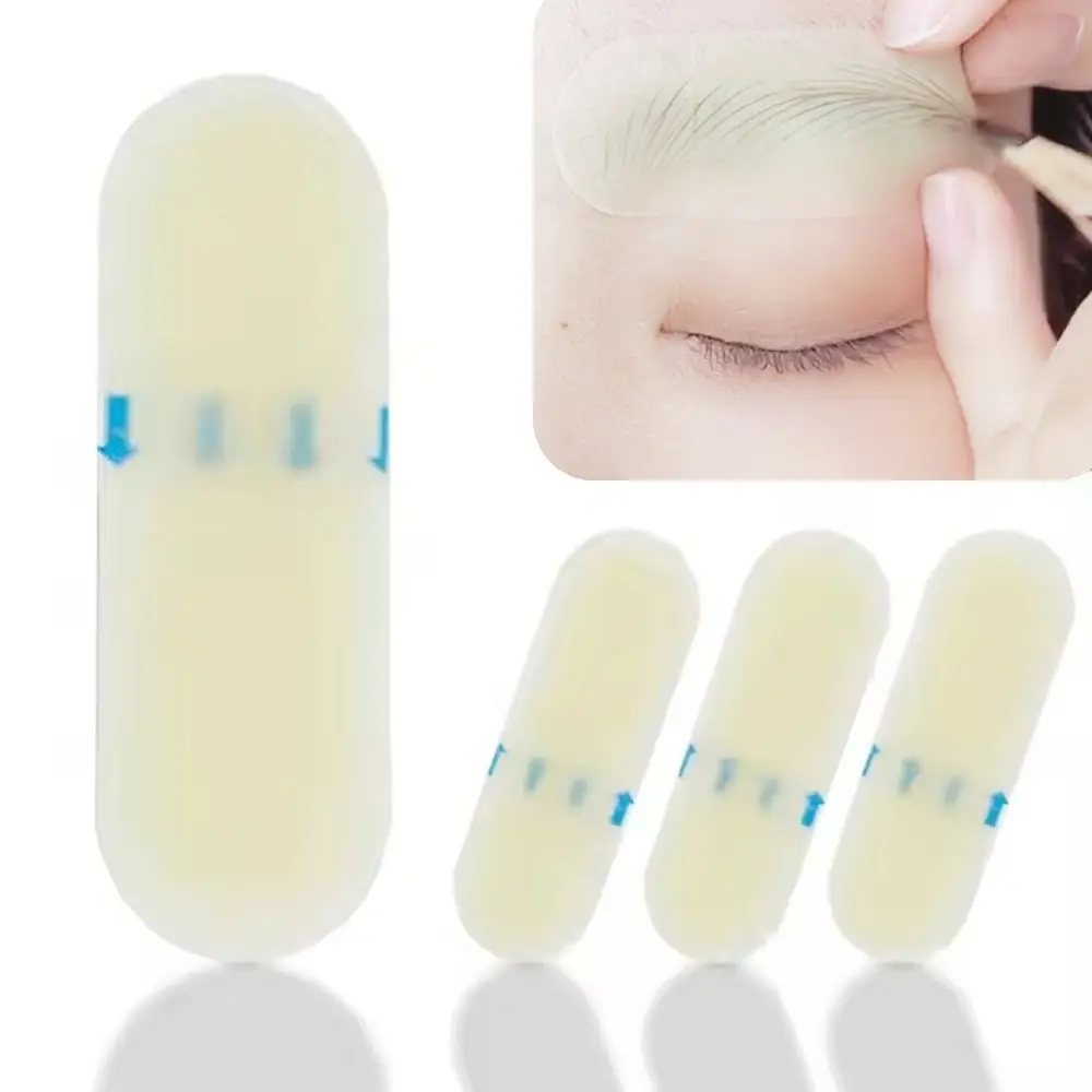 

Realistic Silicone Eyebrow Transfer Sticker Waterproof Microblading Practice Skin for Tattoo Training & Brow Design