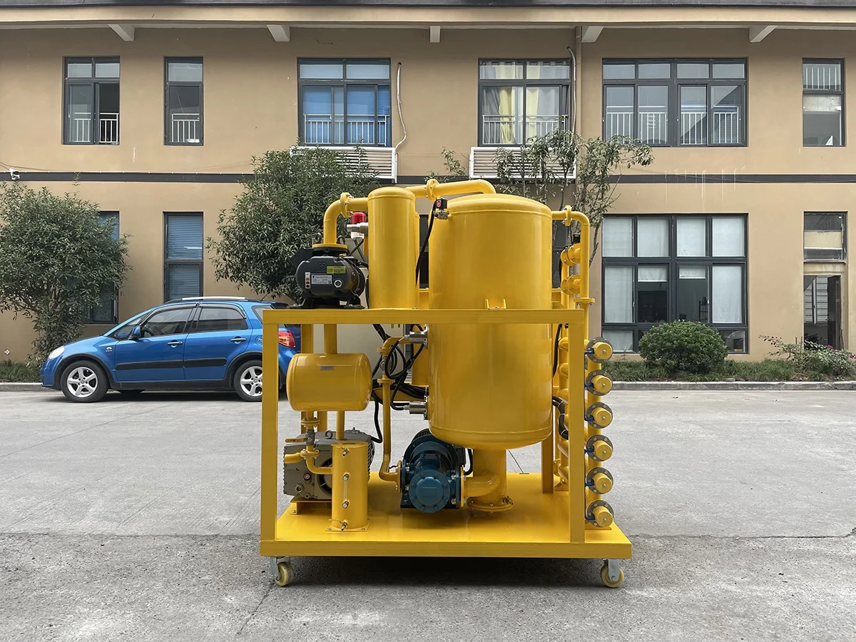 Sistema avanzado de llenado de aceite de máquina de deshidratación de aceite de transformador de doble etapa