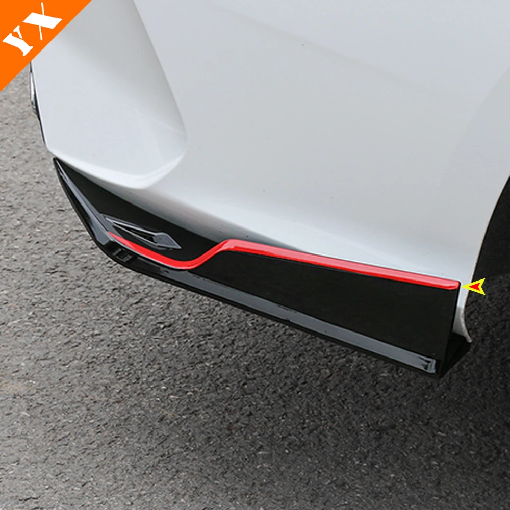 

Car Fender Cover Auto Rear Bumper Anti Hit Protector Cover Trim For MG GT 2022-2024 Carbon Black Look Garnish Accessories