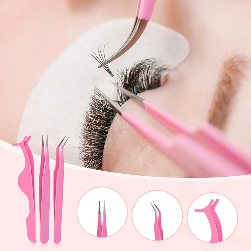 New ICONSIGN False Eyelash Extension Kit Professional Lash Kit For Beginner Brush Tweezers Glue Ring Eye Pad Lash Accessories