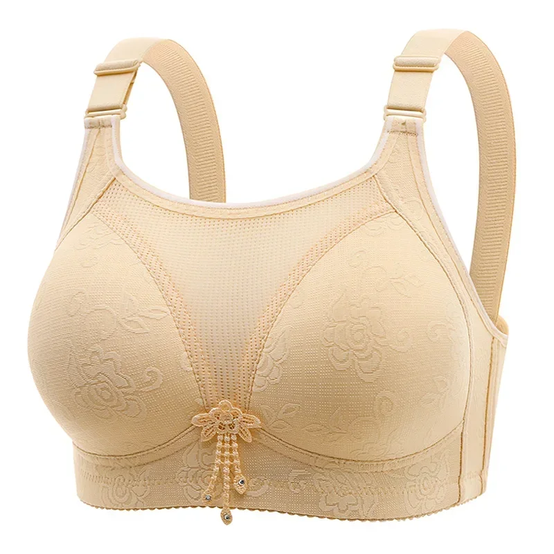 New Lace Jacquard Kids Adolescent Sexy Bra without Steel Ring Comfortable Traceless Gathering Anti Shining Women\'s Bra Underwear