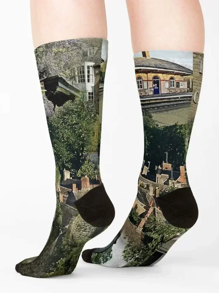 Calcetines Charlbury calcetines de hombre de nieve de Rugby personalizados para hombre y mujer