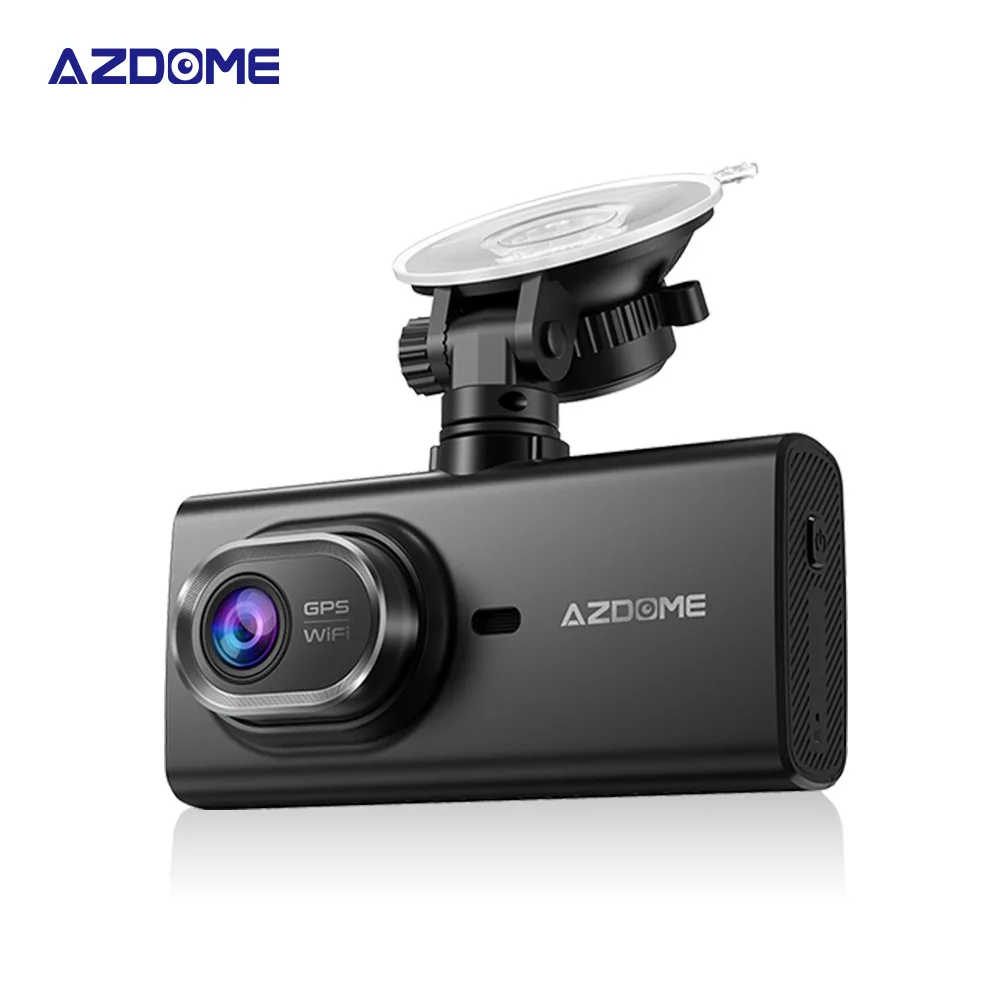 AZDOME M560 1080P 3 Channel 4 Inch Car DVR Dash Cam HD Wide-angle WIFI Mobile Phone Interconnection Parking Monitoring Driving T