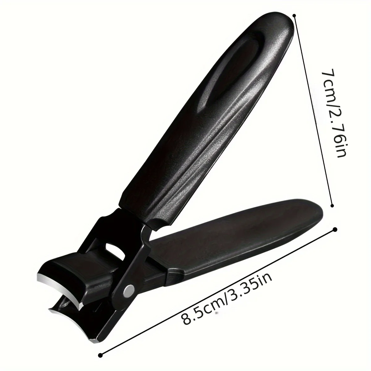 ماكينة قص أظافر واسعة الفك شديدة التحمل للأظافر السميكة وأظافر القدم الناشبة وأظافر صعبة - شفرة من الفولاذ المقاوم للصدأ