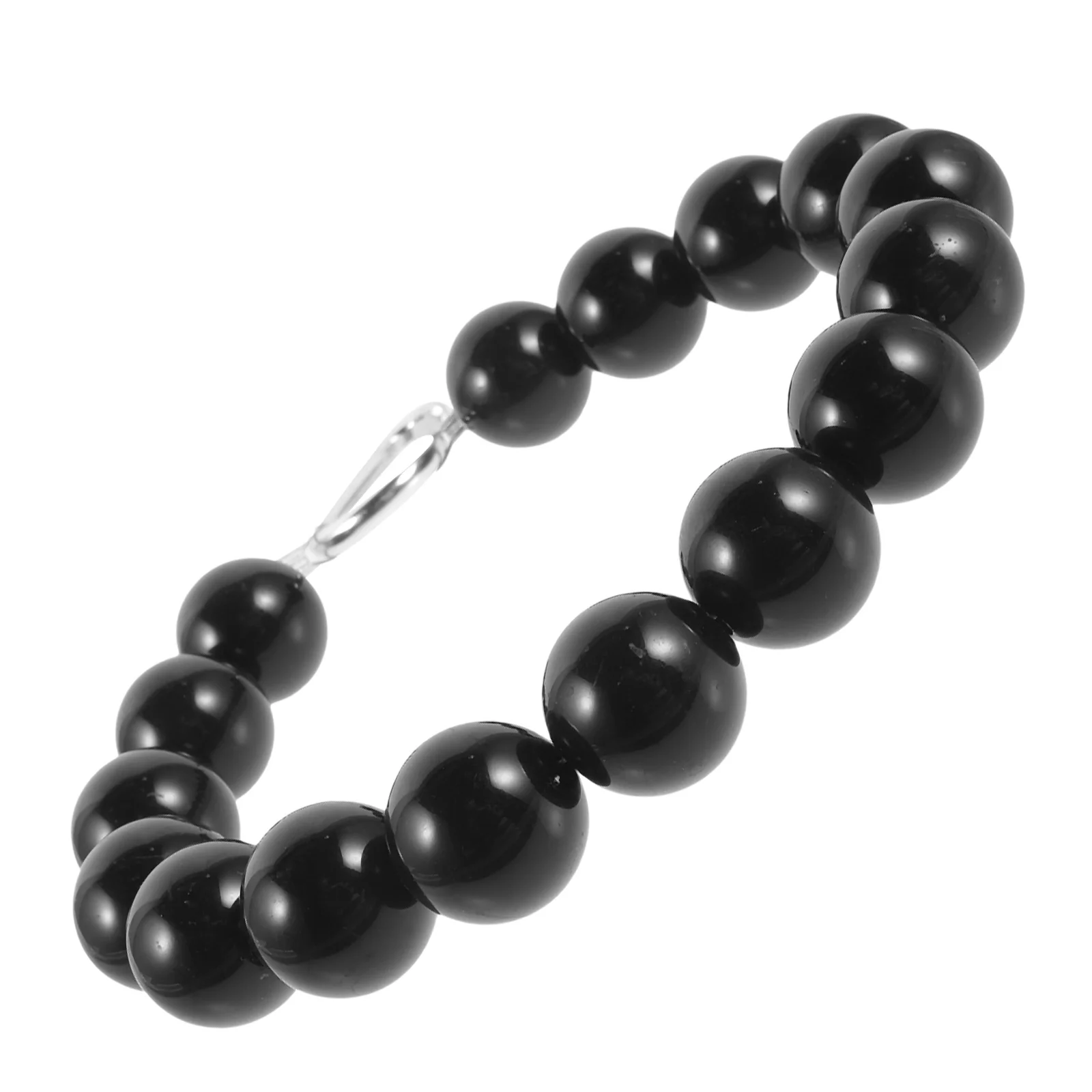 

Beaded Flagpole Retainer Ring Windproof Flag Pole Guide Chain For Outdoor Indoor Use Durable Flagpole Fixing Rope