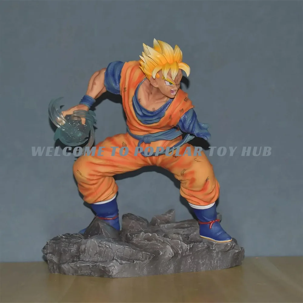 Dragon Ball Z Super Saiyan Android 17 Lapis Android 18 Lazuli Son Gohan Anime Figures PVC Action Figure Battle Custom Model Toy