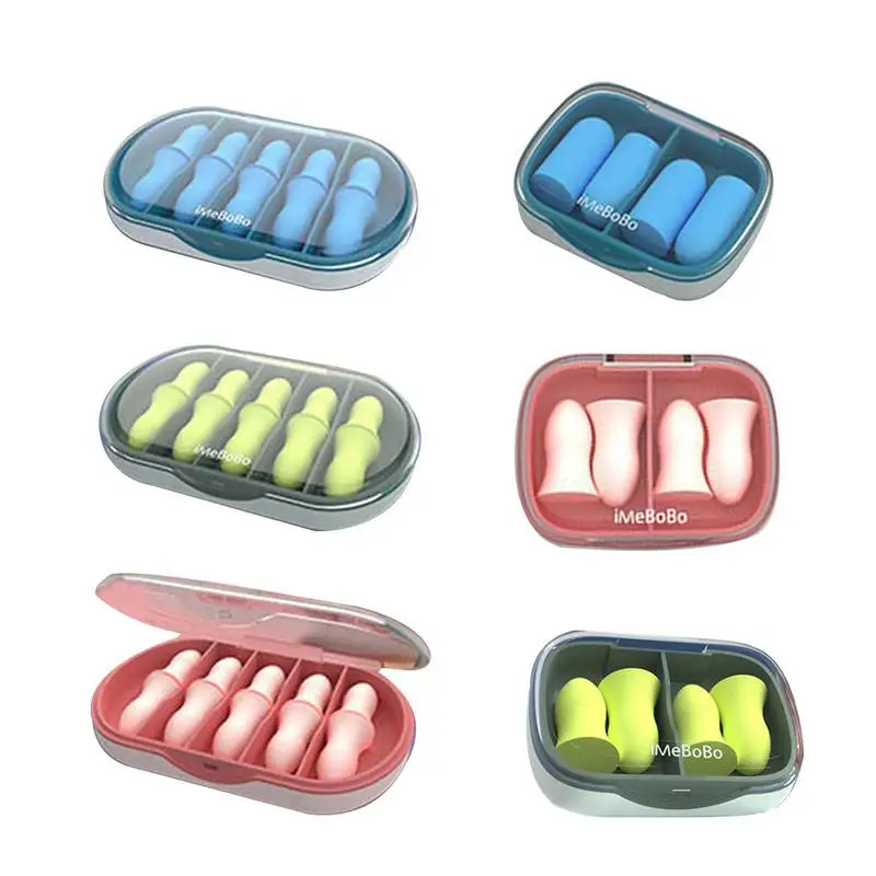 Earplugs Noise Reduction Plug For Sleep Protector Soundproofing Earplug To Case Sponge Noise Canceling Sleeping Ear Plug