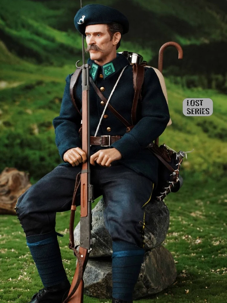 QORANGE QOTOYS سلسلة مفقودة 1/6 فرنسا تشاسير جبال الألب في Vosges 1915 العسكرية التاريخية QOM-1041 12 "الرجل العسكري عمل الشكل #5