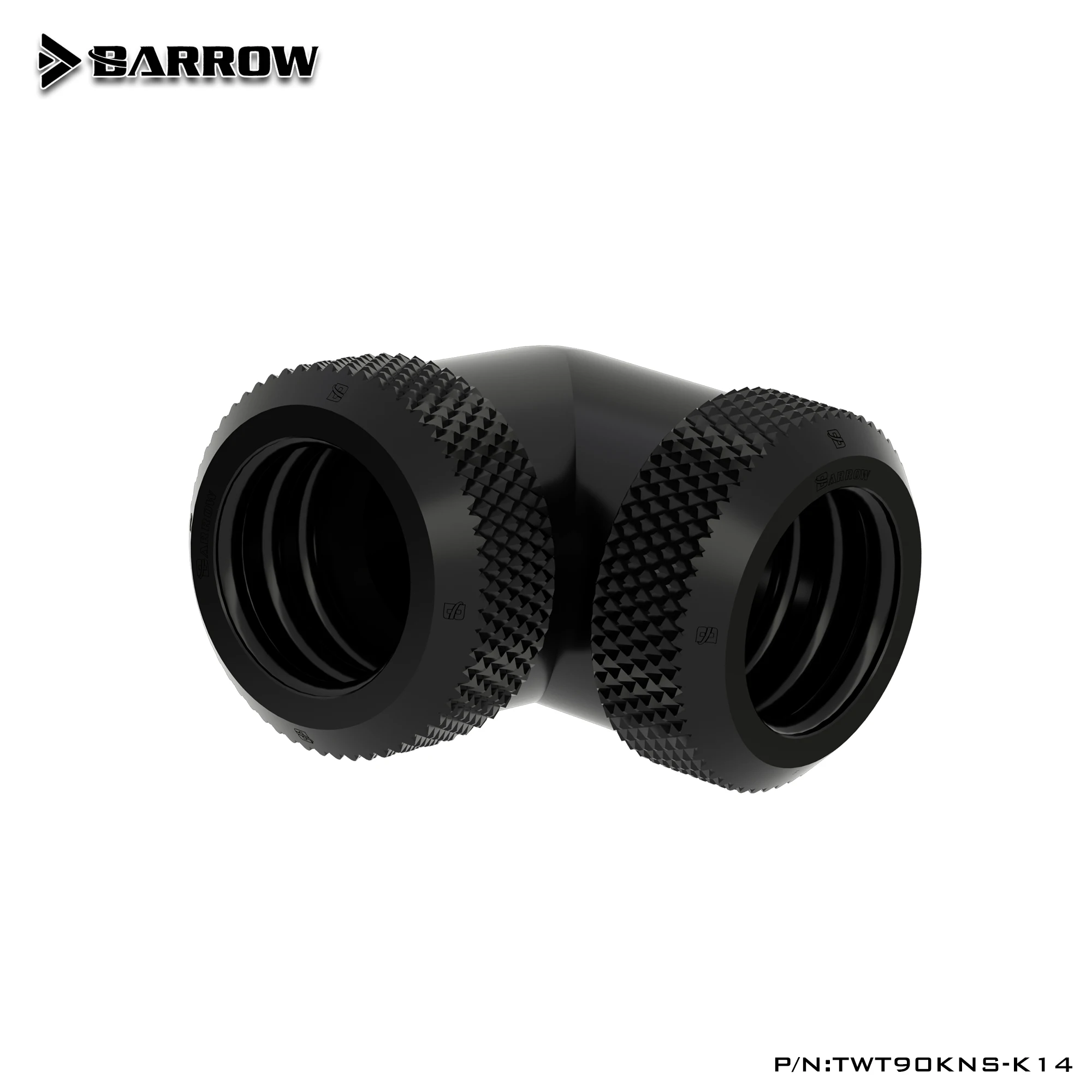 Barrow 90 grad harte rohr joint, g1/4 adapter ist geeignet für OD12mm/14mm harte rohr TWT90KNS-K12/TWT90KNS-K14